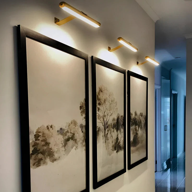 VixxenDecor Cordless Wall Art Light illuminating framed artwork
