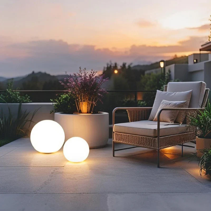 LED Spherical Garden Light